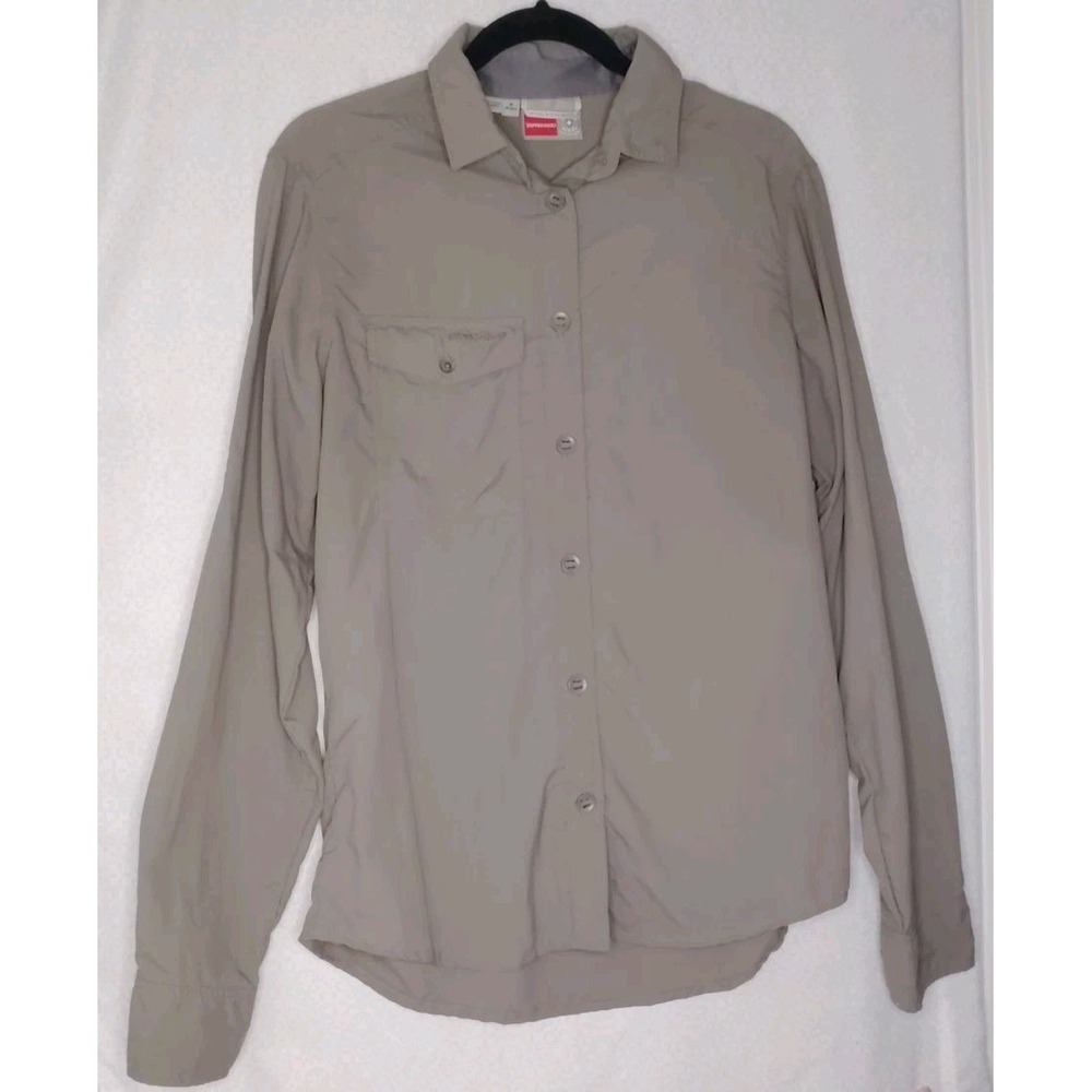 Craghoppers Taupe Button-Up Long Sleeve Shirt
